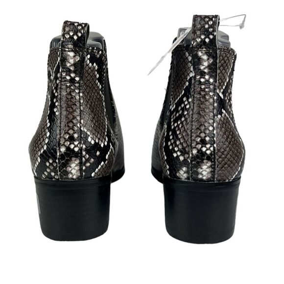 Blondo Emelia Women Shoes Brown Snake Leather Ankle Chelsea Boots 6.5 US/EU 36.5 - Picture 6 of 8